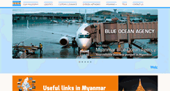 Desktop Screenshot of myanmarblueocean.com